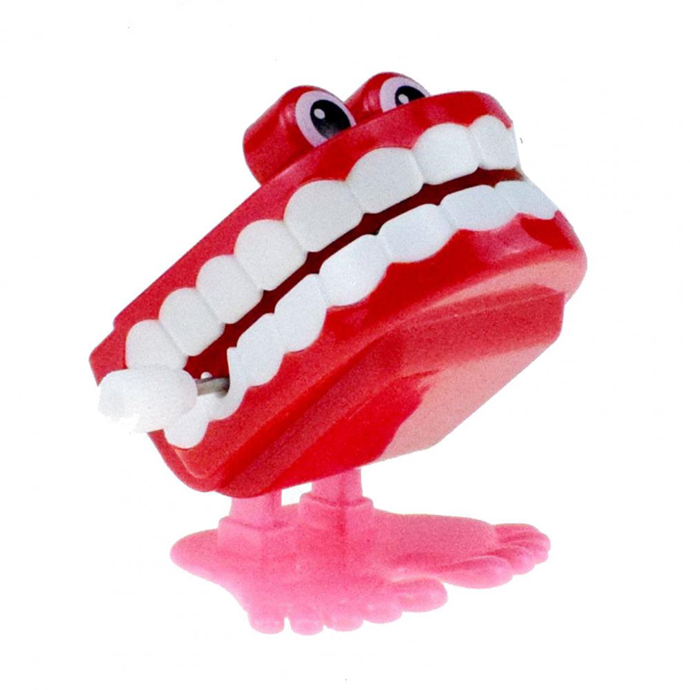 

Clockwork Jumping Denture Clockwork Toy Big Eyes Jumping Denture Educational Mechanical Toy Halloween Prank Decoration Gift