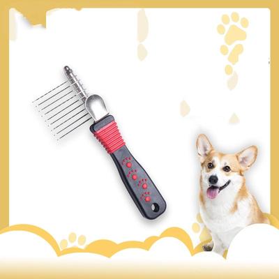 Pet Comb 1PC Cat and Dog Grooming Comb Fluffing Hair Knotting Knife De- Sticker Massage Pet Products Dog Accessories
