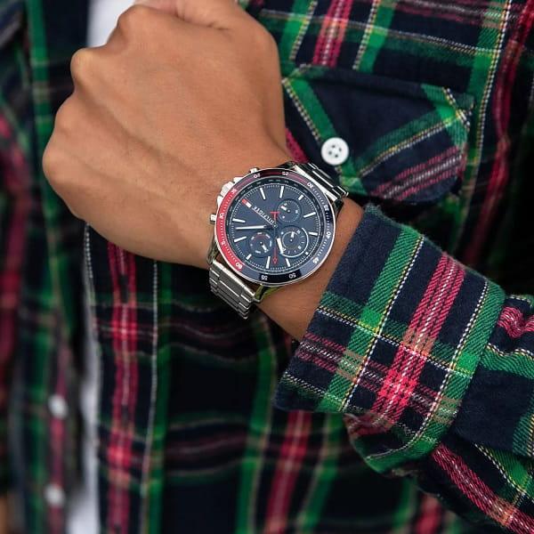 Men's watch TOMMY HILFIGER 1791718 BANK (zf022a)