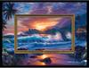 YouPower Christian Riese Lassen Big Art S Size Eternal Embrace Resin Frame UV Print Wall W27.5 X H21.5cm Glass Panel Home Decor