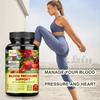 Blood Pressure Support - with Hawthorn and Hibiscus- Natural Supplement Healthy Heart Brain Immune Blood Vessels Flow Blood Pressure Cholesterol