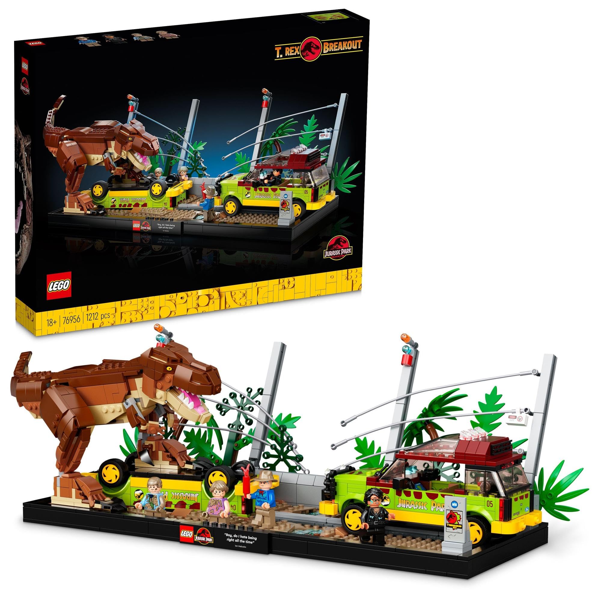 

LEGO Jurassic World T-Rex Rampage Birthday Gift 76956 Toy Blocks Gift Dinosaur for Boys, Girls, and Adults