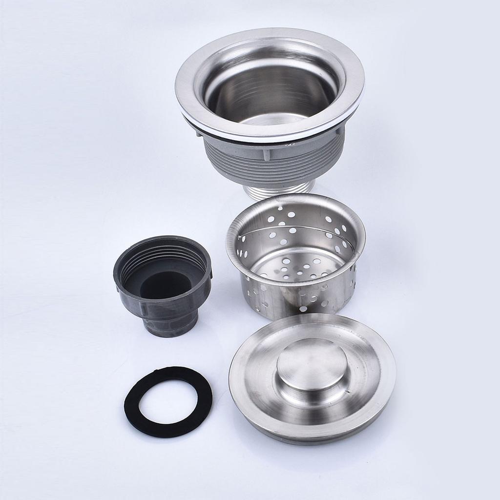 Universeller Spülenablaufstopfen Edelstahl Korbsieb Spülenstöpsel Küche Verstopfungsfreier Spülenkorb Ablauf Sieb