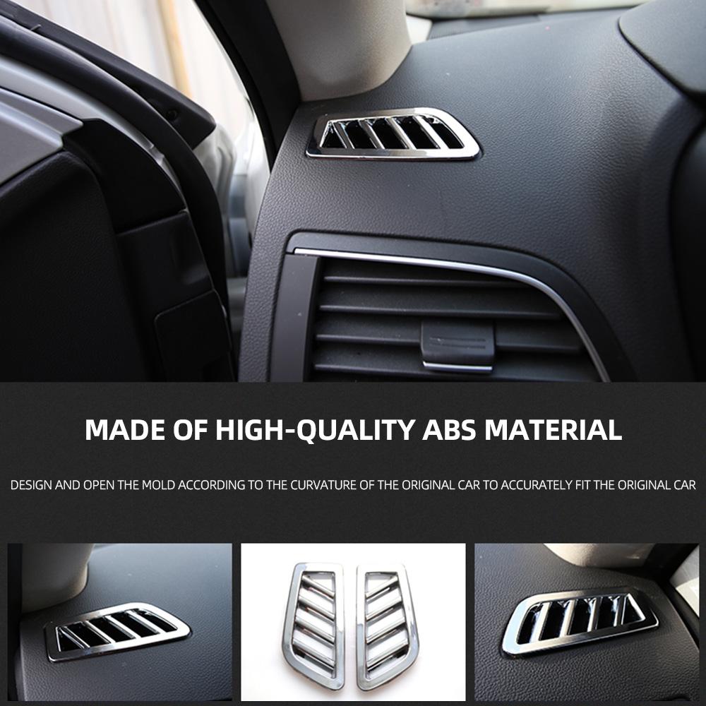 Air Outlet Cover Trim Decoration for Renault Koleos Samsung QM6 2016-2023 A/C Vent Protection Covers Sticker Accessories