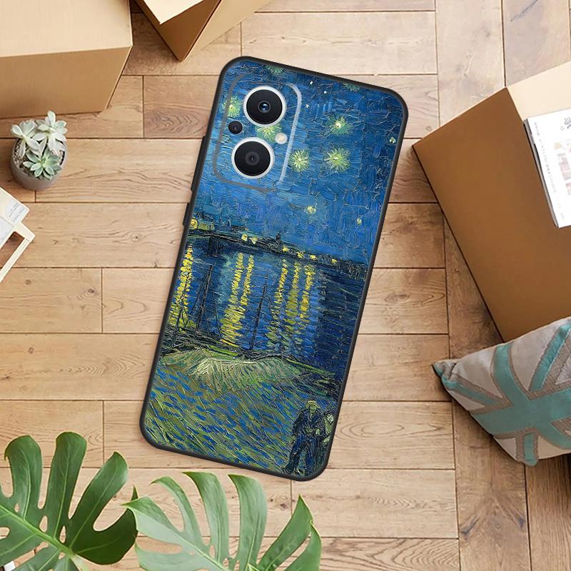 Van Gogh Starry Night Funda For OPPO Reno 8 Lite 8T 4Z 5Z 4 5 6 7 10 Pro OPPO Find X3 Neo X2 X5 Lite X6 Pro Case