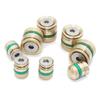 Green Viton Fluororubber Water Stop Plug with Inner Hexagon and Stainless Steel Copper Head
