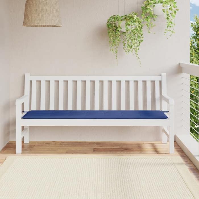 VidaXL Garden Bench Cushion Royal Blue 180x50x3 Cm Oxford Fabric 314093