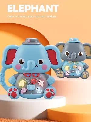 Toddlers Toys Electronic Keyboard Cartoon Lion Animal Baby Development Musical Toys Piano Early Education Toys 6 To 12 Months