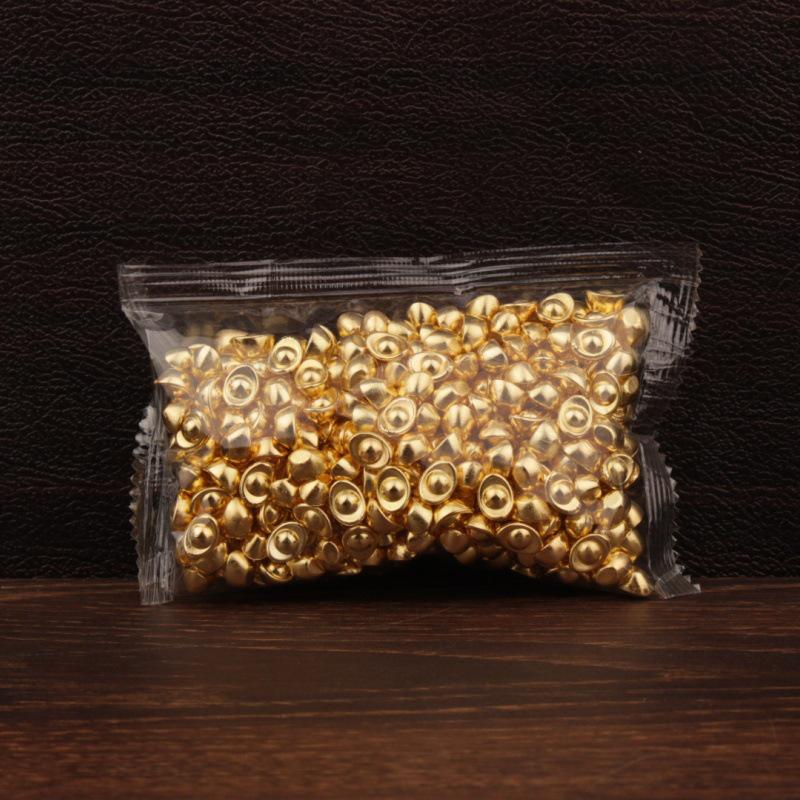 Gold Sand Alloy Ingot Basin Ornament for Wealth Attraction & Home Gifts