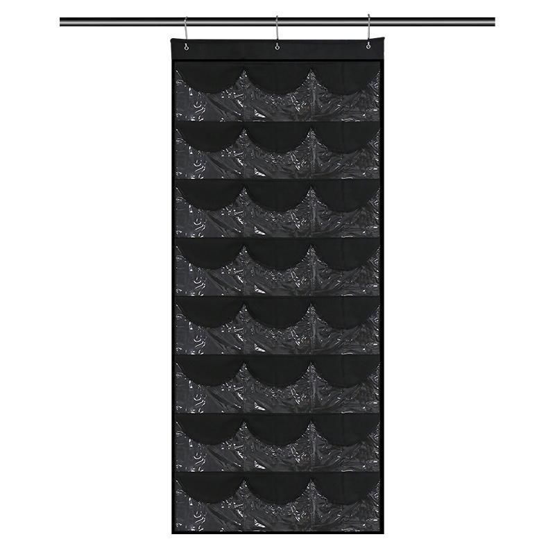 24-Grid Hanging Door Storage Organizer - No-Drill for Underwear, Bras, Socks, and Hats