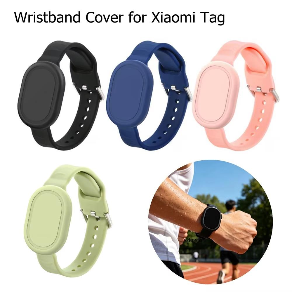Silicone Wristband Case Anti-lost Adjustable Kids Bracelet Waterproof Tracker Holder Strap for Xiaomi Tag Tracker Accessories