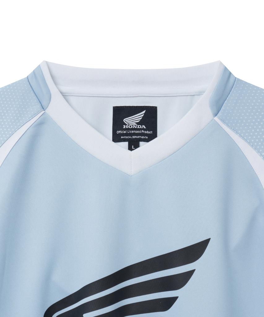 PHYPS MOTORCYCLE Motorcycle Jersey Long Sleeve Light Blue