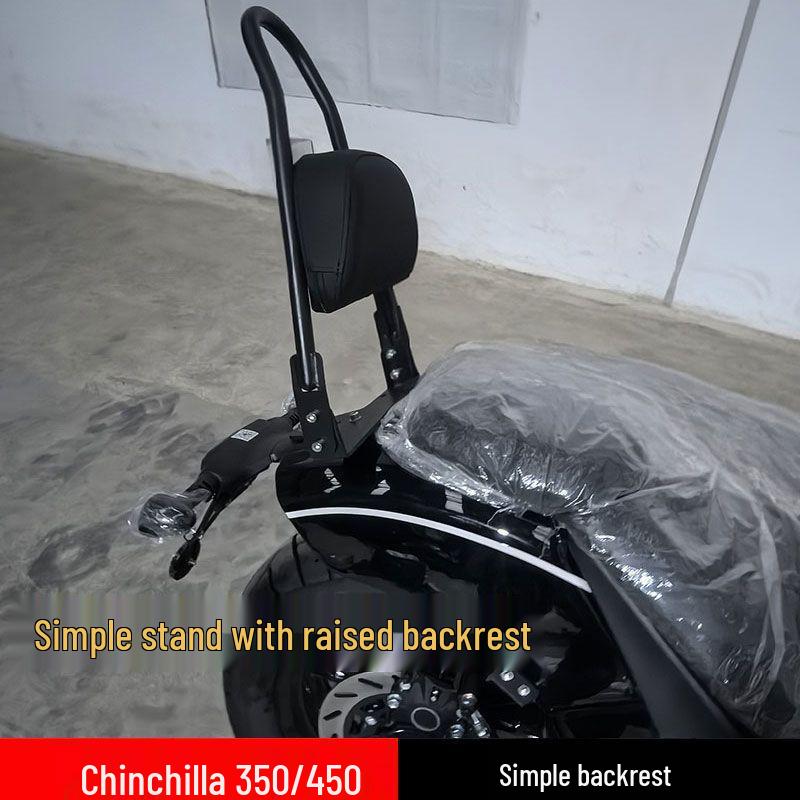 Compatible Accessory for Jinjila 350/450 Motorcycle Backrest Luggage Rack and Tail Box