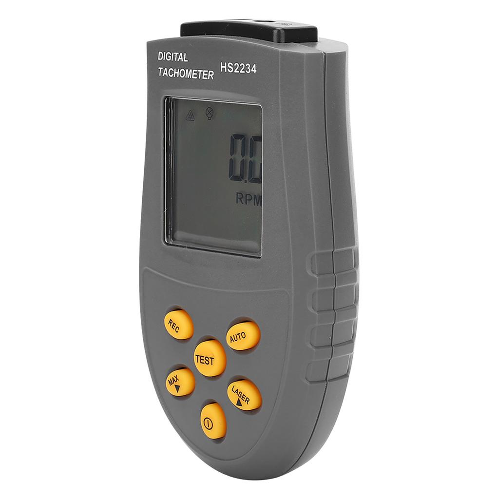 HS2234 Tachometer Non Contact Digital Display Speedometer Digital TachometersBlack