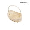 With Handle Flower Storage Basket Shopping Storage Hamper Basket  For Plant Home Wedding