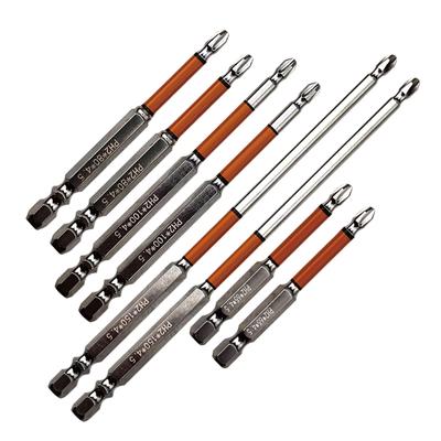 1/4\'\'(6,35 mm) Sechskant-Schraubendreher-Bits 100 mm, 2 x 65 mm