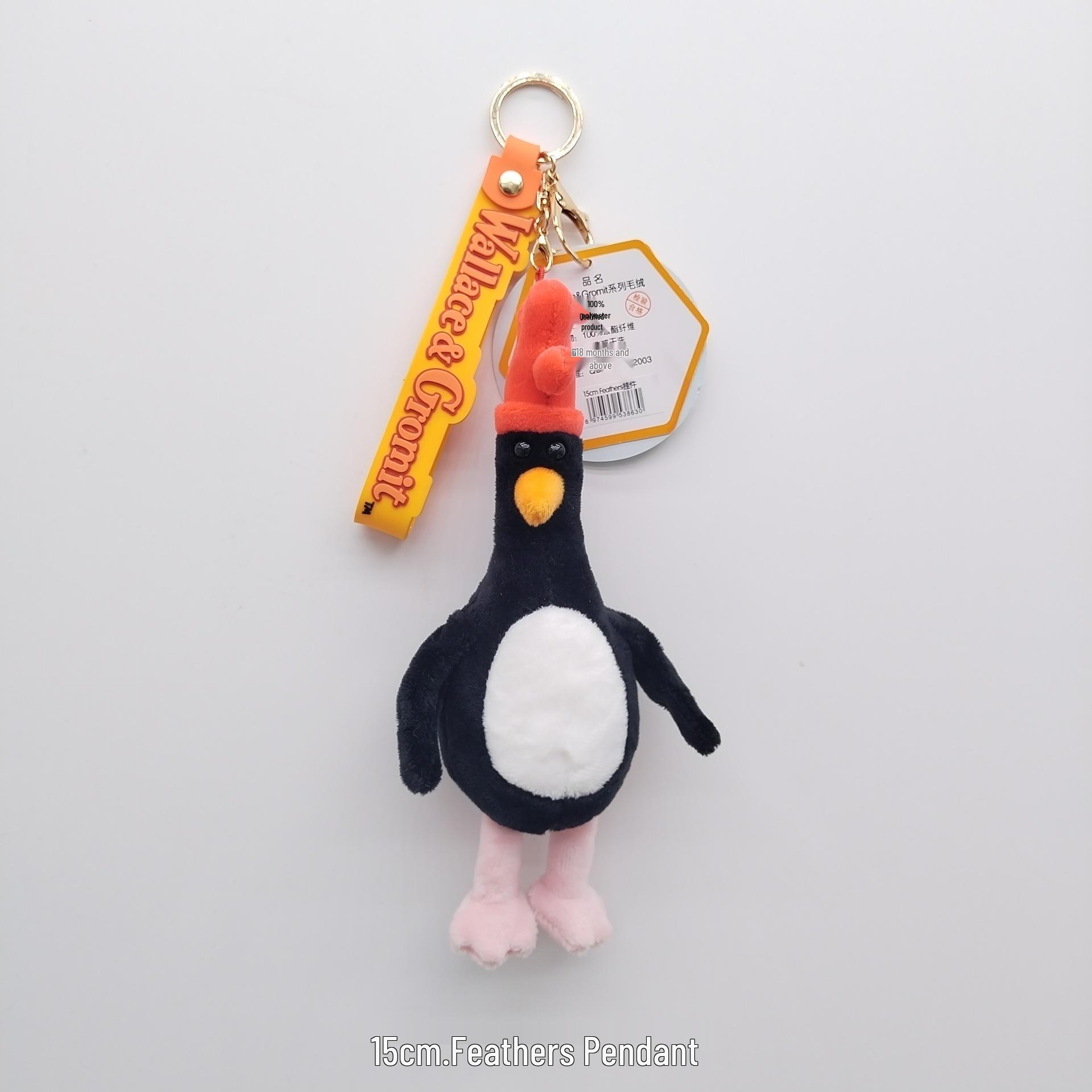 

Zhangmen Gou Plush Dog Keychain | Adorable Puppy Pendant Doll Backpack Charm Birthday Gift Officially Licensed with Anti-Counterfeit