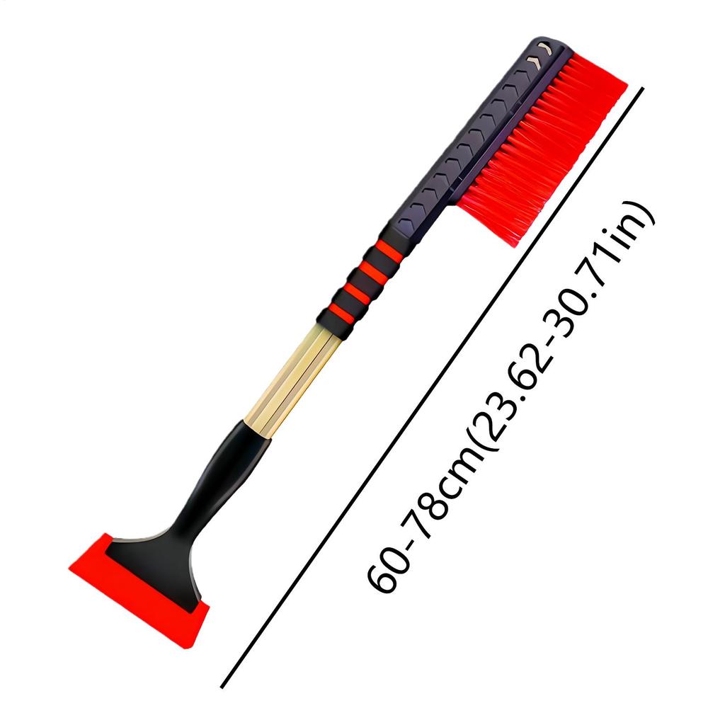 Ice Scraper Ergonomic Foam Grip Double-Head Retractable Car Ice Scraper Snow Remover For Windshield Window Truck Sedan RV Winter