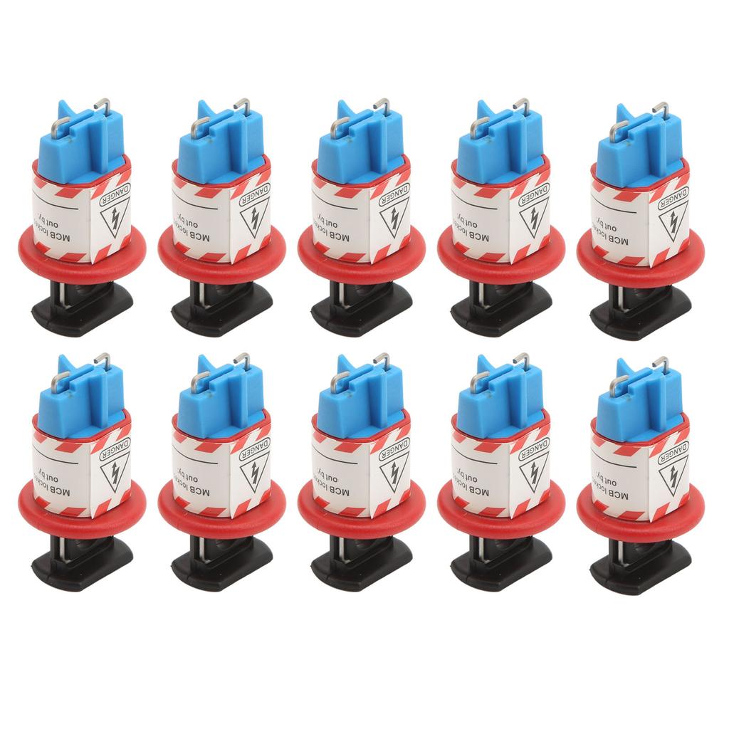 10PCS Electrical Circuit Breaker Lockout PIS Pin Inward Miniature Insulation Lock for Industrial Power Isolation Area