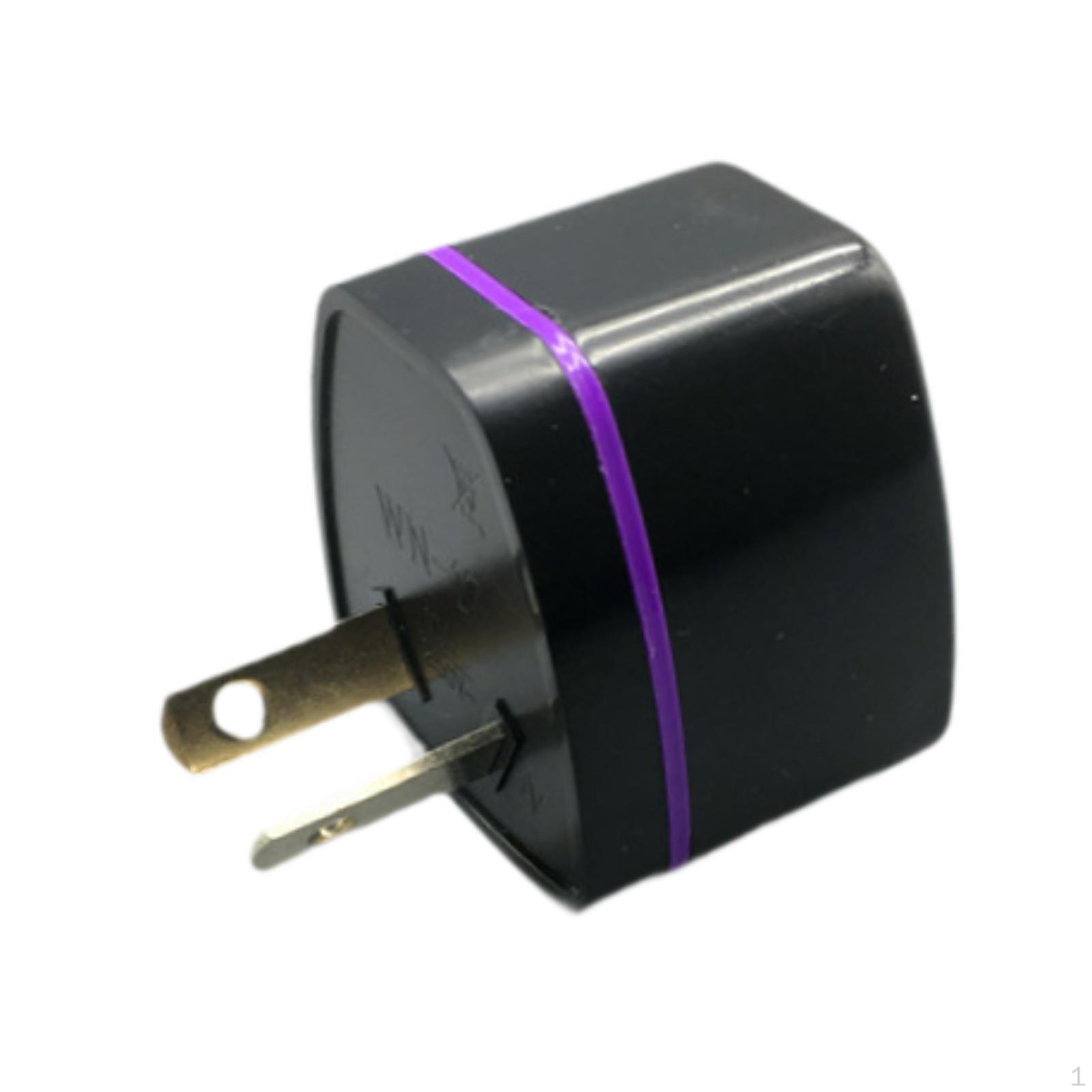 

Європа Plug Converter Універсальний європейський подорожній для домашньої стіни чорний