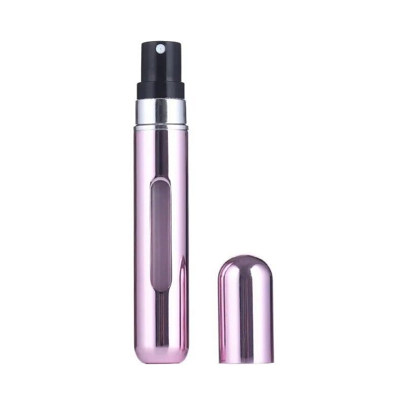 8ML přenosná cestovní mini malá nádoba z hliníkové peněženky tester Dekantační váleček na parfémy Nástroj na dávkování lahví Doplňovatelný sprej 1ks