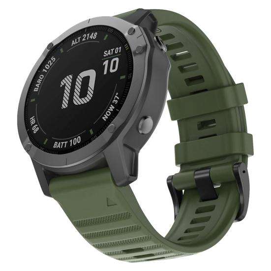 Watch Band Replacement Soft Silicone 22mm/26mm Quick Release Watchband Strap Garmin Fenix 6/Fenix6 Pro/Approach S60/Forerunner935/Forerunner945/Fenix5