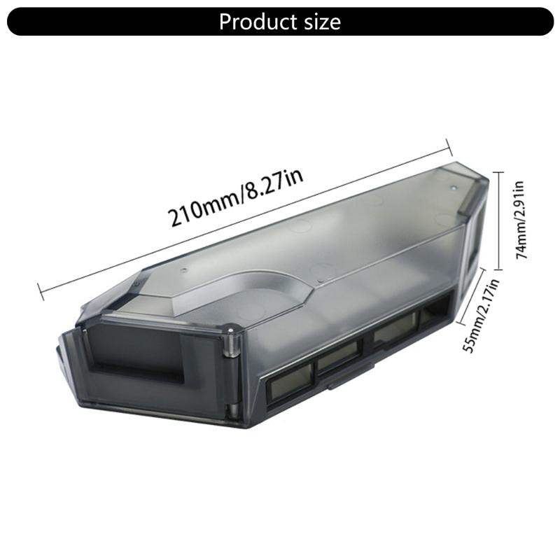 Dust Collection Box Dust Storage Unit Dust Collector Bin Dust Holder Household Appliance Component for Robot Vacuum