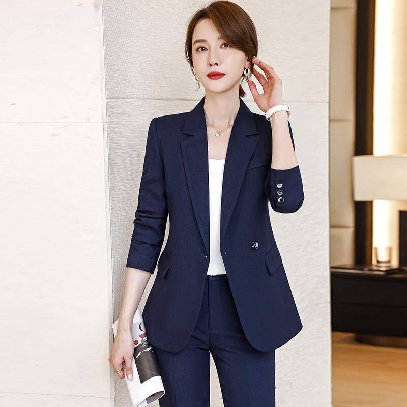 Women's Professional Slim-Fit Suit Set