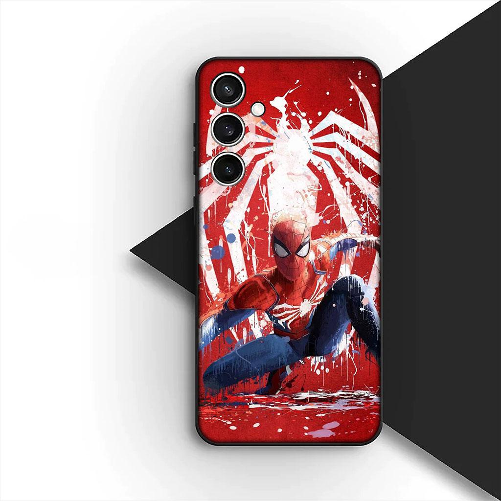 Phone Cover for Motorola Moto G22 G23 G32 G53 G60 G72 G64 G20 G8 G9 Plus Power E13 E20 E32 Case Spiderman Marve Spider Man