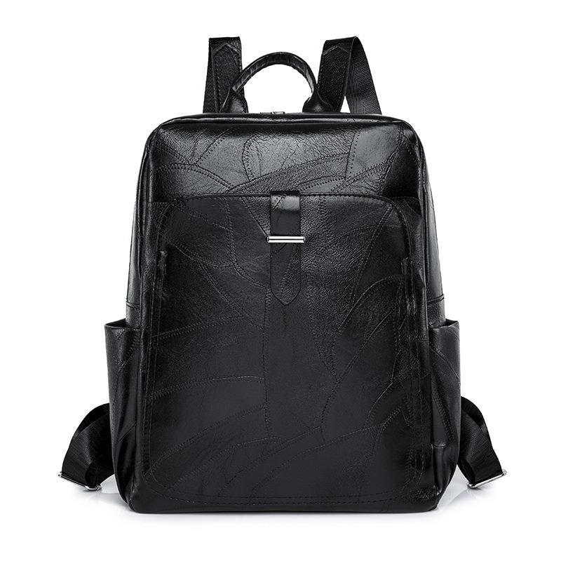 PU Soft Leather Large Capacity Commuting Women's Backpack