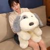 Soft Lying Fluffy Dog Plush Toys Stuffed Animal Sleep Cushion Pillow Dolls for Children Baby Birthday Xmas Gifts