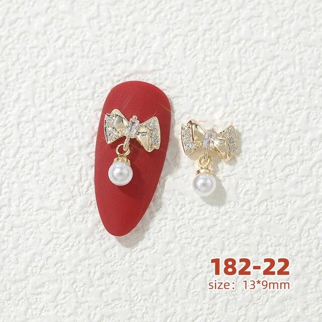 10 bucăți Fluture Zircon Decor unghii Bijuterii Zircon Cristal Perle Pandantiv Manichiura Strass de înaltă calitate Accesorii