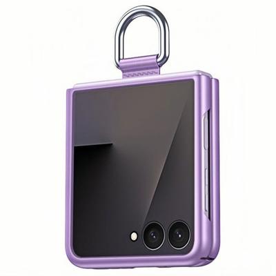 Capa protetora - BOOLING - para Samsung Galaxy Z Flip 7 - Rígida - À prova de choque - Anti-riscos - Roxo