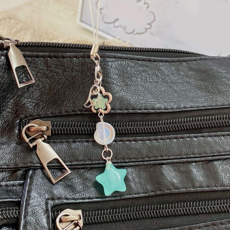 Contemporary Jelly Star Keychain Offering a Soft Touch and Portable Feel for Personalize Styles Stylish Outfits