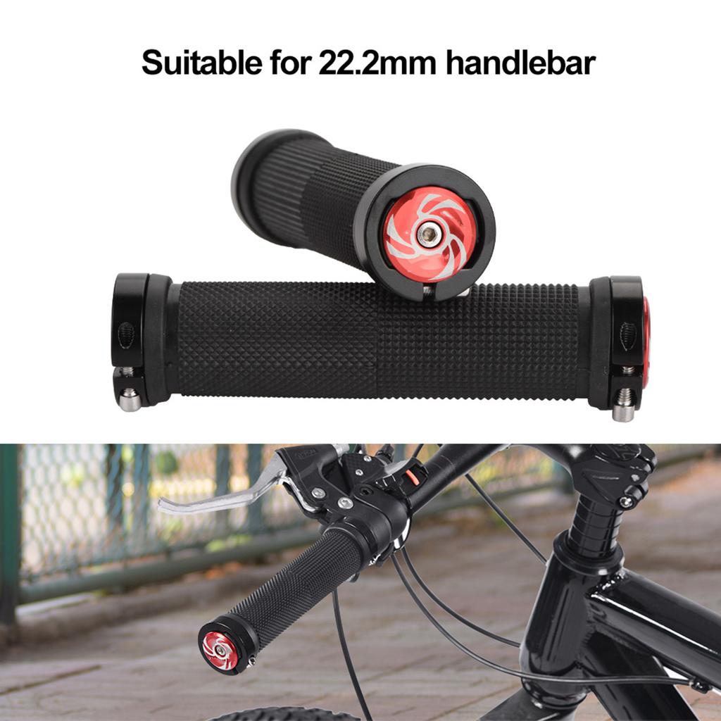 1 пара велосипедных ручек для крепления на руль велосипедный замок на ручке руля аксессуар (красный)