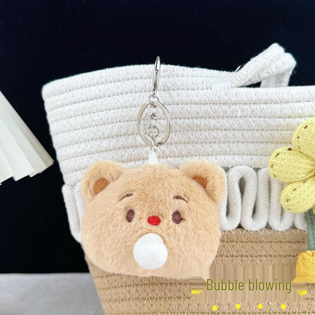 Heart Plush Doll Pendant - Cute Cartoon Gift for Best Friends & Students