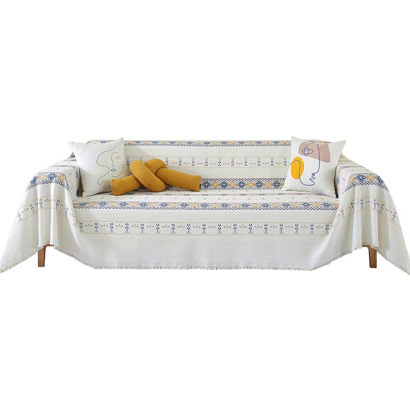 "All-Season Bohemian Non-Slip Sofa Cushions and Covers for Living Room"