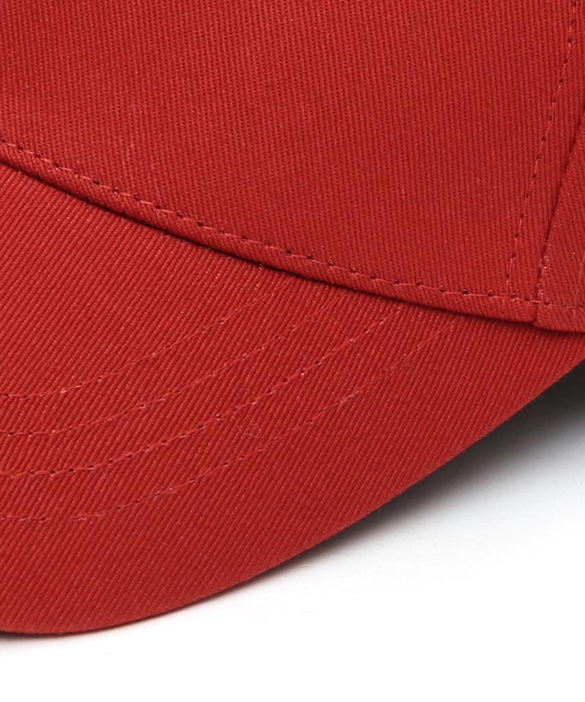 Eondeokeonteulol Cotton Logo Ball Cap Box Label / Hard Top B B / Red