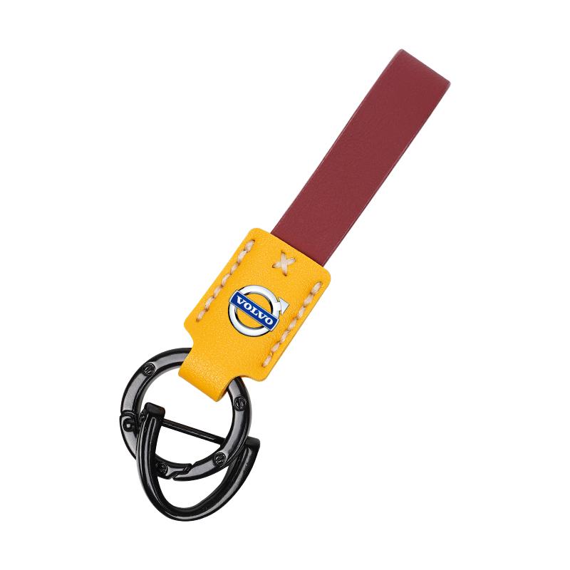 

Leather Durable Lanyard Car Keys Chain Rings Buckle Holder For Volvo XC90 V90 V60 XC60 V40 S80 S60 S90 C40 XC40 V70 XC70 C30 C70