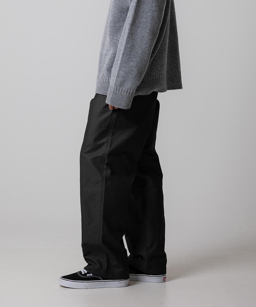 DICKIES White Satin Fatigue Pants Black