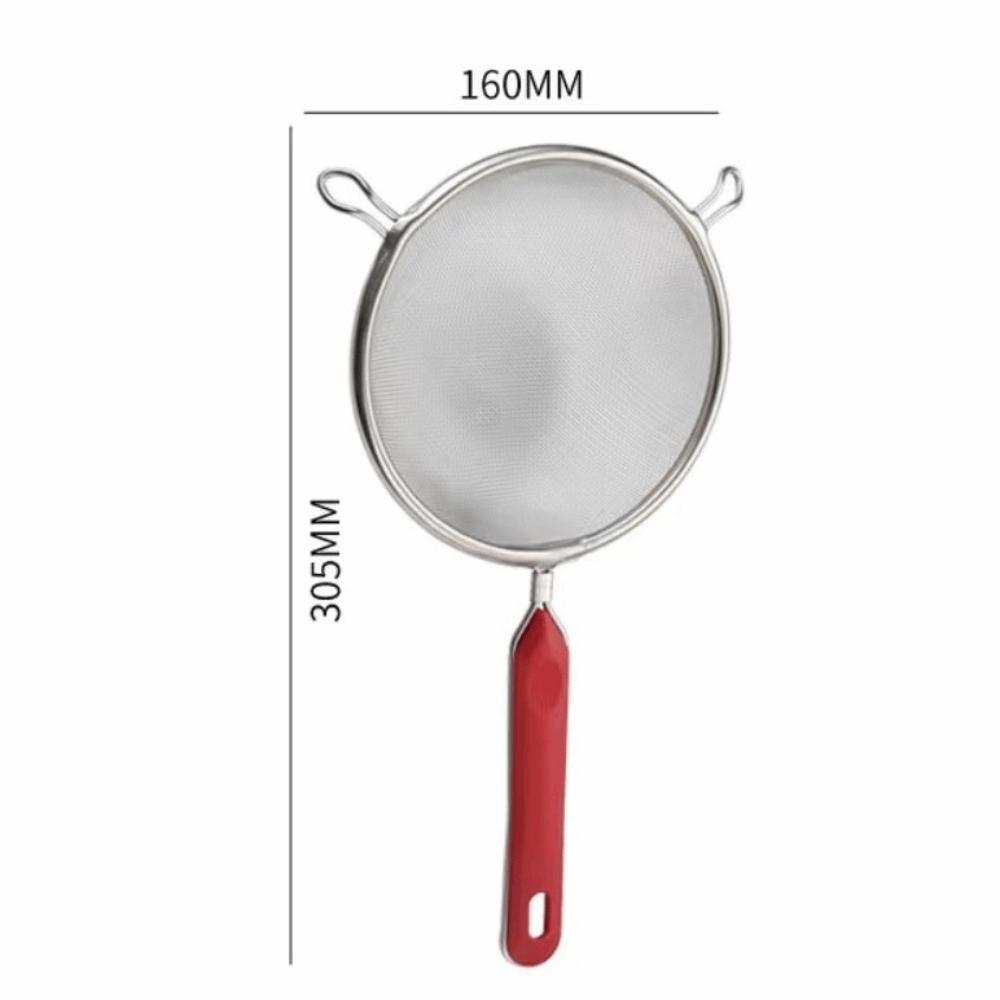 14 16 18 20 22cm Matcha-sikt Rustfritt stål Tesil Ny Finmasket sil for Kjøkken