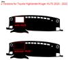 Car Inner Dashboard Cover For Toyota Highlander Kluger XU70    Auto Dash Mat Carpet Cape Sun Shade Dashmat Pad