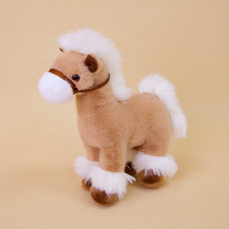 Horse Toy Plush Home Decor Kids Doll For Collectors Gift Giving And Display