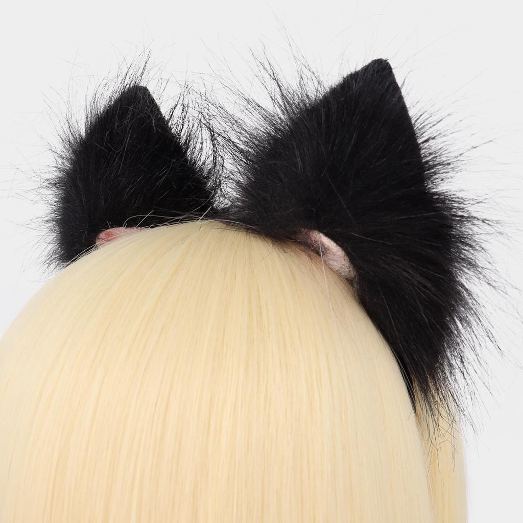 Realistic Handmade Plush Cat & Fox Ears Headband - Japanese Lolita Style Hair Accessories
