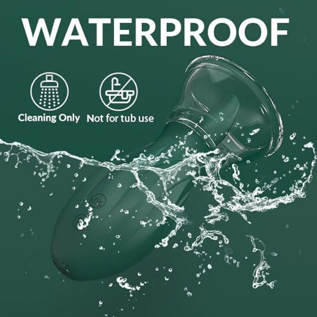 Clitoral Vibrator & Tongue Vibrator for Women Female G-Spot Stimulator Sex Toy 3 Suction 10 Nipple Licking Modes Adult Toys