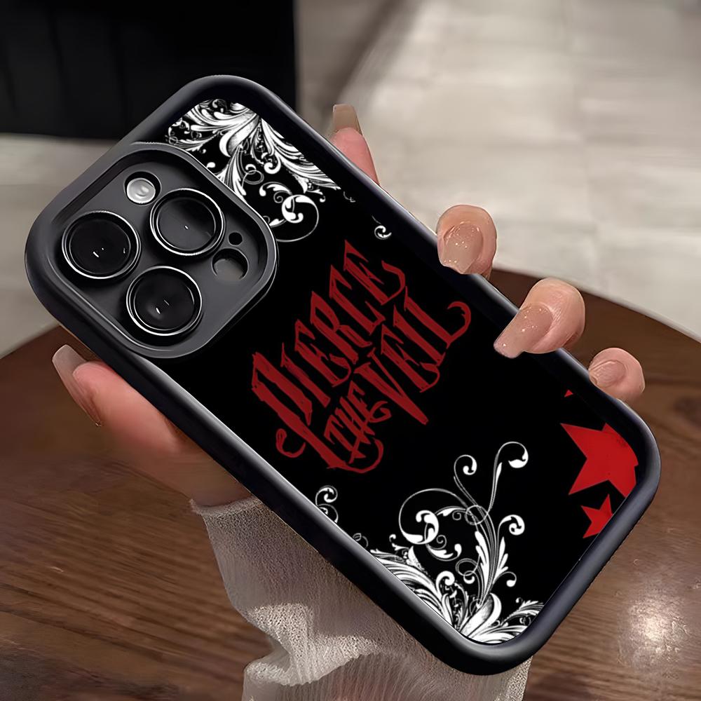 Rock Band PIERCE VEil Phone Case For IPhone 17 Pro Max 15 Pro 16 14 Plus 12 13 Mini 11 Pro Shockproof Soft Cover