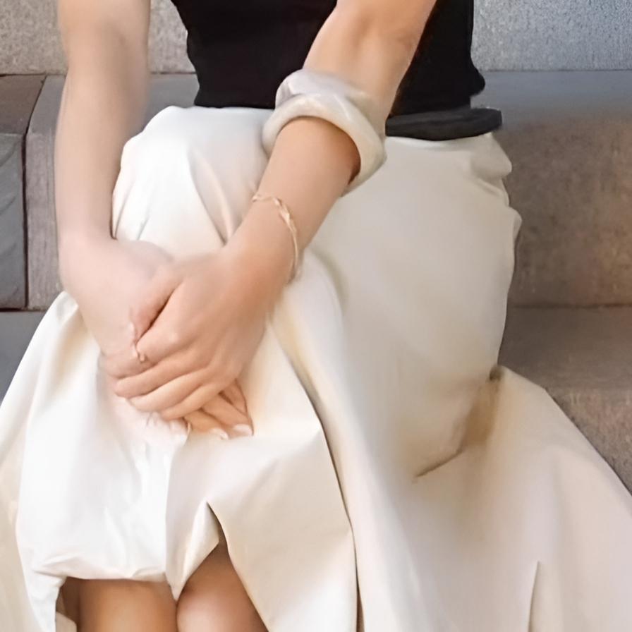 INS French Style Simple Fashion Street Style Half Skirt Women's Puffy Flower Bud Skirt Spring Autumn New Style