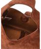Athe Vanessabruno [Maron] Brown Suede Leather Hobo Bag Mini Aaba5F406W3