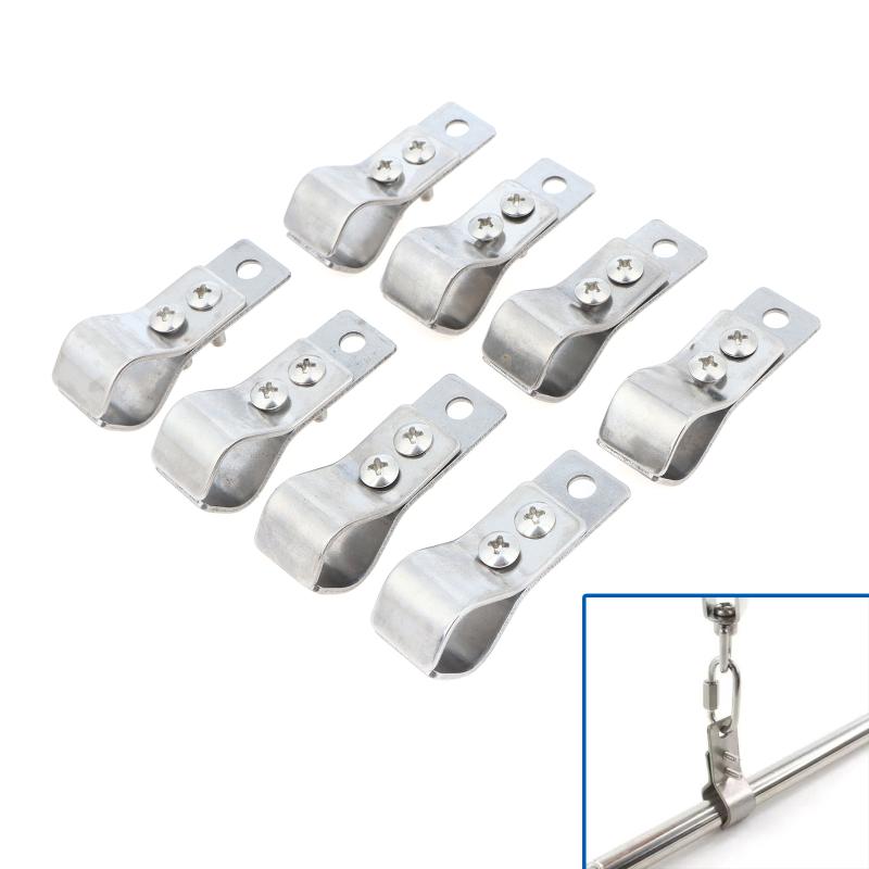 4/8 ks Malé nastavitelné svorky na kladky závěsů Pevné panty pro rolety do oken Příslušenství pro domácí DIY opravu závěsů