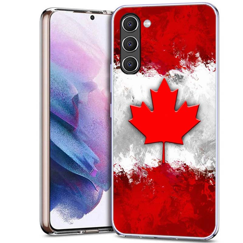 Canada National Football Team Logo Phone Case for Samsung A54 A14 A24 A34 A17 A37 A57 A55 A35 A25 A15 A13 A23 A33 A53 A07 A05S A